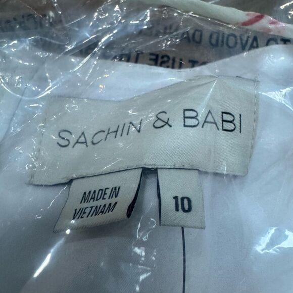 Sachin & Babi Jessica Maxi‎ Dress Size 10 Floral Rose Watercolor - Picture 6 of 8